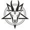 Pentagram symbol goat