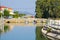 Pentakamaro Stone Bridge at Alykes, Zakynthos, Greece