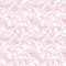 Peony seamless vector patten. Vector vintage floral background.