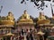 People admiring Giant Statue of Gautam Buddha