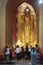 People at Ananda temples Buddha statue