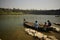 People arranging boat for a ride