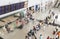 People at the arrival hall of an airport