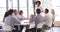 People Attending Business Meeting In Modern Open Plan Office