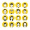 People Avatar Face icons