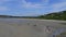 People on the beach of Inchydoney on a sunny day. A popular Irish resort. Beach holidays