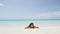 People Beach Lifestyle - Woman Sunbathing On Travel Vacation Holidays