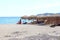 People beach parasols, Sarti, Chalkidiki, Greece