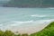 People on the beach in the Sennen Cove