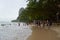 PEOPLE BEACH IN THAM PHRA NANG ISLAND KRABI