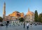 People behind Hagia Sophia or Ayasofya Turkish, Istanbul, Turkey