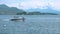 People on boat, lake Maggiore.