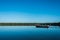 People on boat in the peruvian Amazon jungle at Madre de Dios Pe