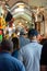 People browsing through a bustling market. Israel