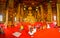 People in buddhist temple