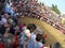 People in bull arena in Oropesa del mar