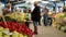 People Buying Vegetables