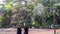 People at Carlos Thays botanical garden