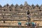 People Climb Ladder Borobudur