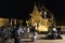 People come to pay respect to buddha relic in buddhist temple