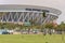 People coming out of the Philippine Arena, Bulacan, Philippines, Sep 7,2019