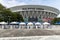People coming out of the Philippine Arena, Bulacan, Philippines, Sep 7,2019