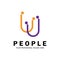 people comunity icon vector illustration template design logo
