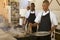 People cook lobsters at a local restaurant in Punto Cana, Dominican Republic.