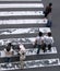 People crossing the street