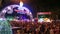 people crowds walk at festival in streets at night in Vietnam