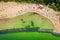 People on Darlowko beach by Sea. Tourism by sea, Poland