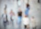 People details abstract, intentionally blurred background