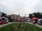 People dine at Food Truck in Civic Center