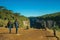 People on dirt pathway at the Itaimbezinho Canyon