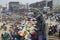 People do shopping at the Old market in Dhaka, Bangladesh.