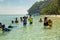 People doing snorkling