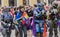 People dressed up in HALO armor suits from Microsoft attending the Gay Pride parade also known as Christopher Street Day, Munich
