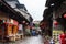 People on eatery street in XingPing town