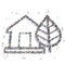 People ecological house icon