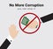 People or eligible voter say no and stop receive money from anyone for election dealing or commission for anti-corruption