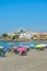 People enjoy at Calabardina Beach, Aguilas, Spain