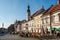 People enjoy outdoor drinking in the main square of Maribor, Slovenia