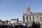 People enjoy the sunshine in the old city of amersfoort