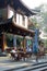 People enjoy their beverages at a cosy terrace along the West Lake (Unesco) in Hangzhou, China