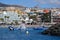 People enjoy water amusements on the Los Cristianos coastline