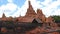 People enjoying amazing Big Thunder Mountain Railroad on cloudy sky background in Magic Kingdom at Walt Disney World  3