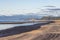 People enjoying a bright winter`s day at Ohope Beach, Bay of Plenty