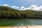 People enjoying Lake Wabby in Fraser Island, Queensland, Australia