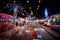 People enjoying local delicacies at a Night market in Phuket near Patong beach area