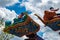 People enjoying The Magic Carpets of Aladdin sign in Magic Kingdom at Walt Disney World  1